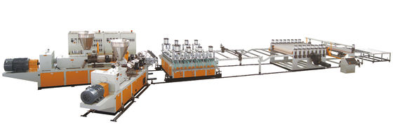JWELL नालीदार छत पीवीसी एकल बहु परत पीवीसी प्रोफ़ाइल extruder