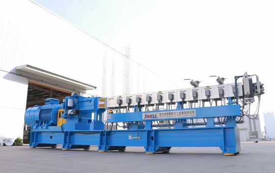 266rpm 300rpm 330rpm PLA PBAT बायो प्लास्टिक कंपाउंडिंग लाइन