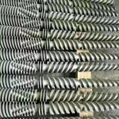38CrMoAla नाइट्राइड ट्रीटमेंट प्लास्टिक एक्सट्रूडर स्क्रू और बैरल