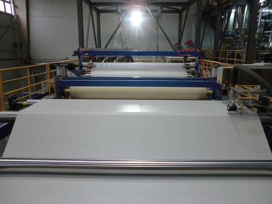 6000 8000MM एचडीपीई पनरोक शीट उत्पादन लाइन